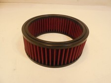 6 38 Round Washable Element Air Filter Pre-oiled Red 2 12 Tall