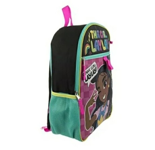 Nickelodeon That Girl Lay Lay 16" 5 Piece set Backpack With Lunch Bag, NWT - Picture 4 of 5