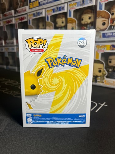 POKEMON CENTER JOLTEON PEARLESCENT FUNKO POP VINYL FIGURE #628 BOX DAMAGE + P/P - Picture 6 of 12