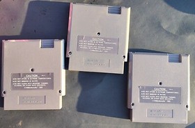 NES LOT of 3,  SUPER MARIO/DUCK HUNT, 8 EYES SKY SHARK 1985 AUTH. GOOD LABELS  C