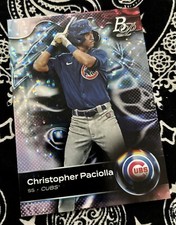 2023 Bowman Platinum - Top Prospects Ice Foil #TOP-83 Christopher Paciolla (RC)