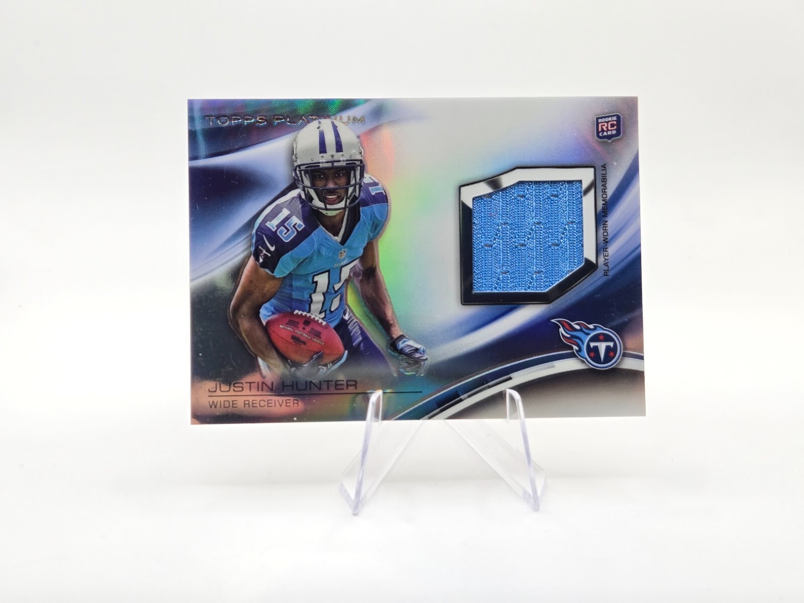 Justin Hunter Topps Platinum Rookie Relics #PRRJH Base