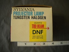 VINTAGE SYLVANIA DNF PROJECTOR LAMP BULB LOT OF TWO 150 WATT 21 VOLTS MOVIES