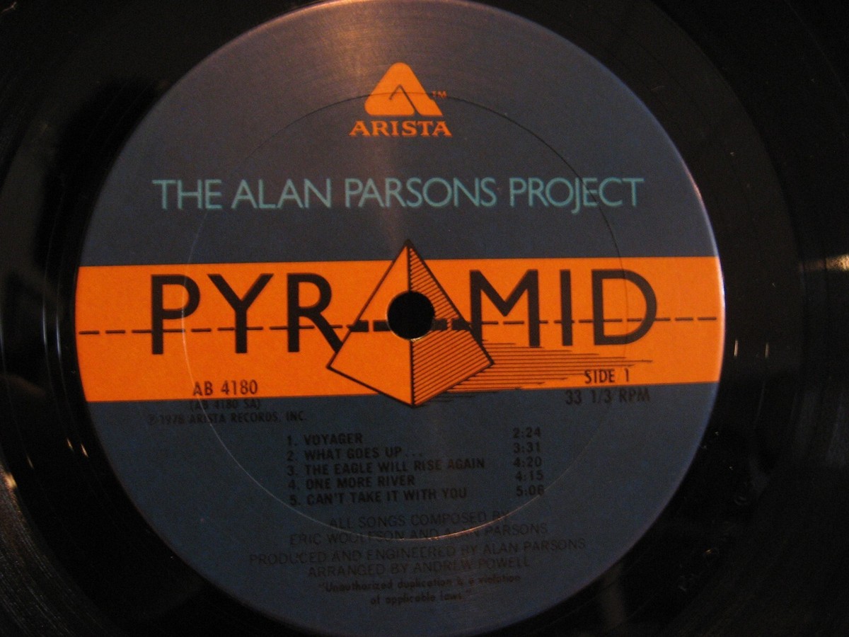 The Alan Parsons Project Pyramid Original 1978 LP vinyl VG+