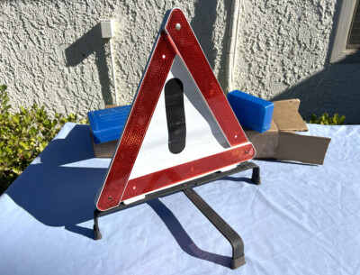 BMW OEM Vintage Warning Triangle * 2002 / 320i / 323i * Warndreieck