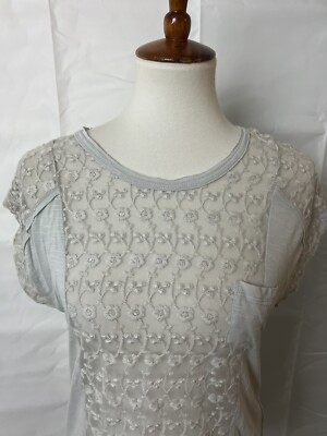 Hollister Womens Short Sleeve Lace T Shirt Top Sz S | eBay