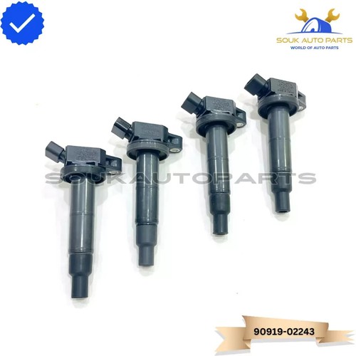 90919-02243 SET OF 4 IGNITION COIL DENSO For Lexus CAMRY RAV4 2.4Ltr UF333 - 第 2/6 張圖片