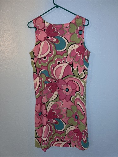 Peppermint Bay Summer Casual Dress Womens Sleeveless Floral Size L - Picture 4 of 6