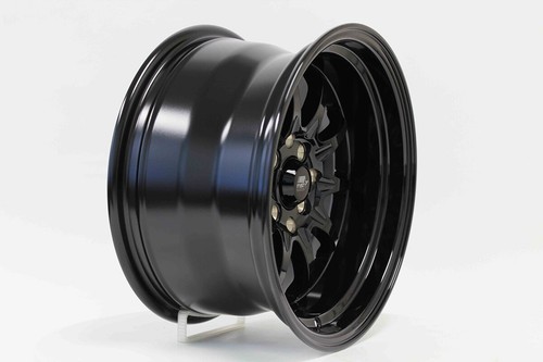 (1) 15x8 +0 MST MT11 4x100,4x114.3 Glossy Black Wheel - Picture 3 of 3
