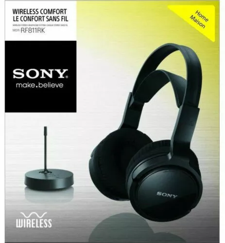 Auriculares Inalámbricos Sony MDR-RF811RK - Radiofrecuencia Negros, SONY, Correos Market