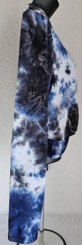 Say Anything Womens Shirt Top Blouse Size M L Medium Large Blue White Black - Picture 14 of 24