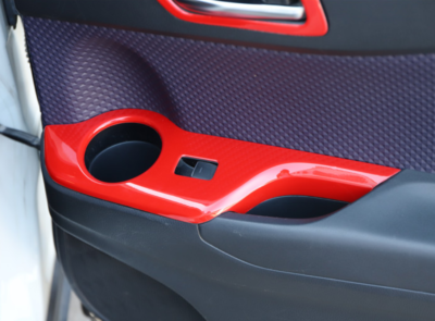 For 2018- 2022 TOYOTA C-HR CHR RED Interior Accessories Frame
