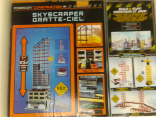 POWER CITY CONSTRUCTION SKYSCRAPER 577 PIECES - Picture 2 of 3