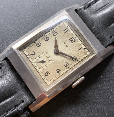 1930s Rare Cyma Tank Wristwatch | eBay