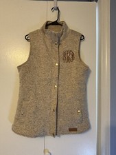 Nwt! Marley Lilly Bhr Monogrammed Oatmeal Quilted Best