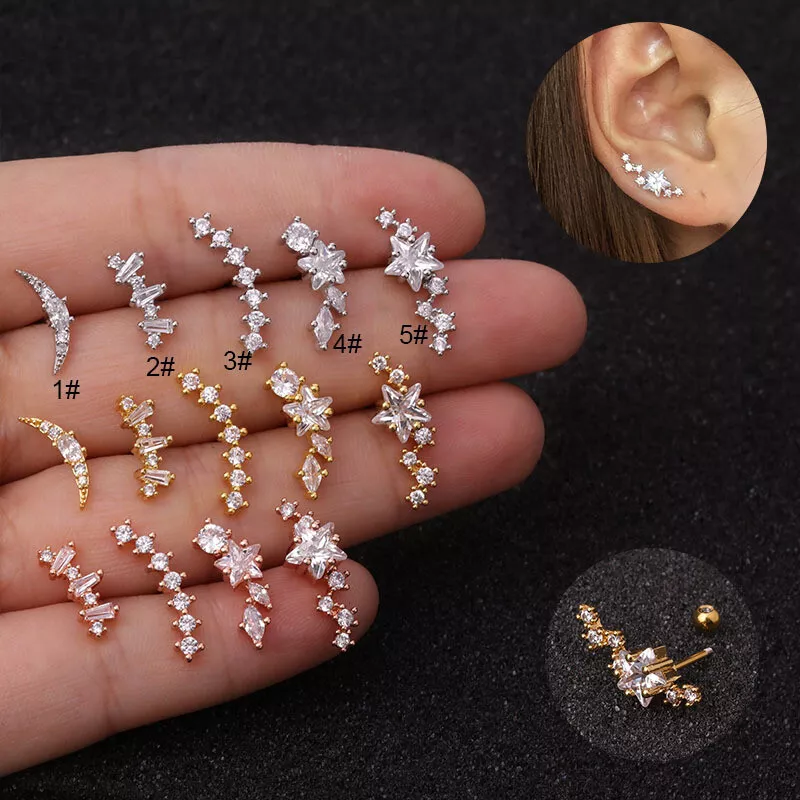 Cartilage helix deals earrings