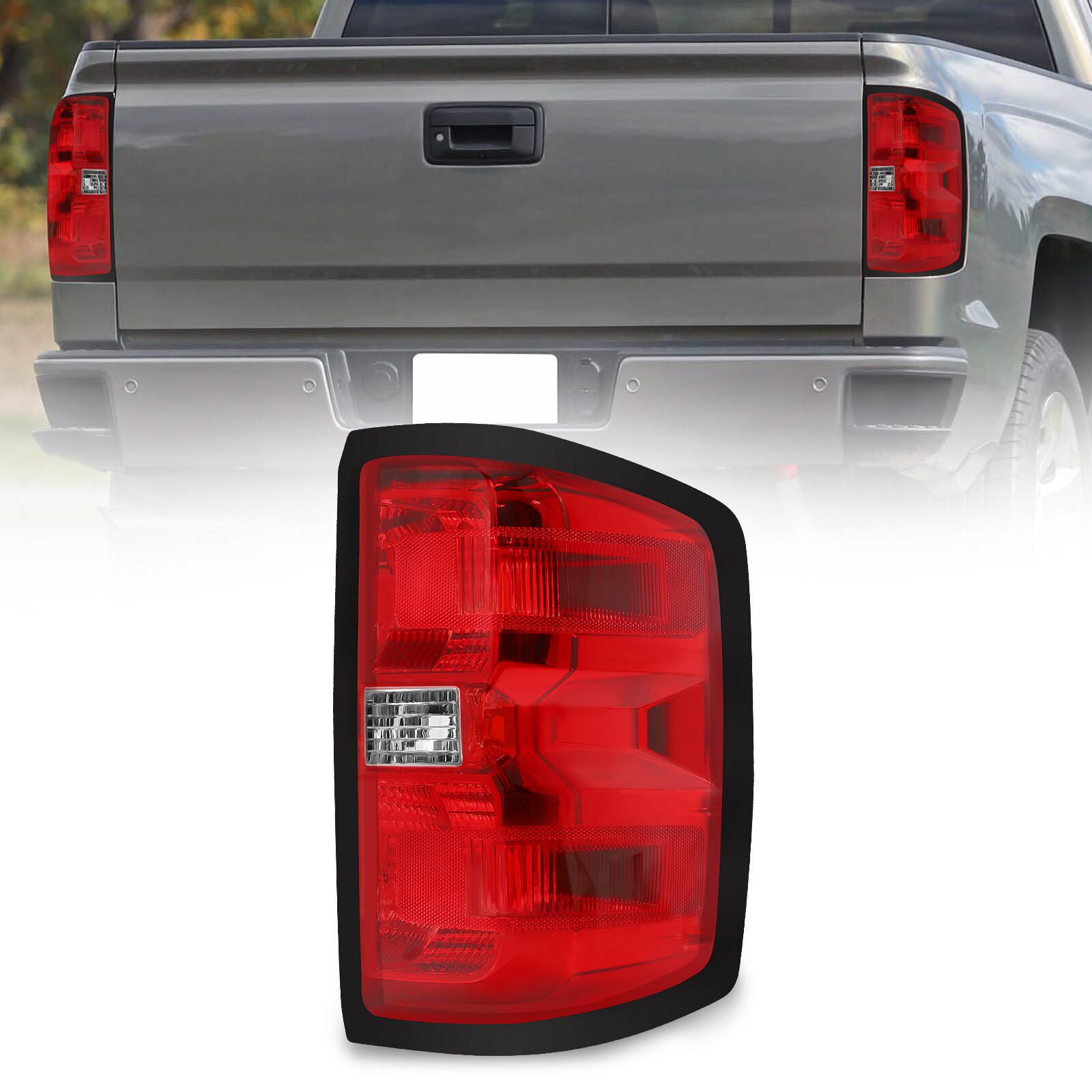 Tail Light Brake Lamp Passenger Side Fit For Chevy Silverado 1500 2014-2018 DOT