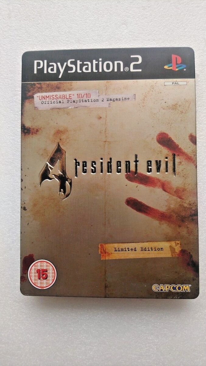 Resident Evil 4 Steelbook PS2 PAL