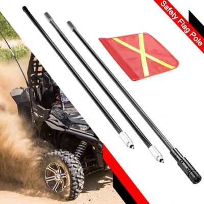10FT Mining Whip 3section Vehicle Safety Flag for mining/sand/off road/utv/Buggy