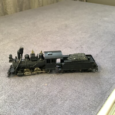 PFM United HOn3 Brass C&S 2-6-0 Very Nice!  Good Runner! Used Painted