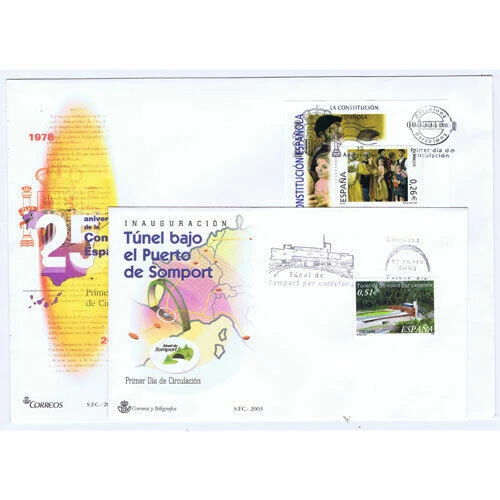 Sobres de primer día de España