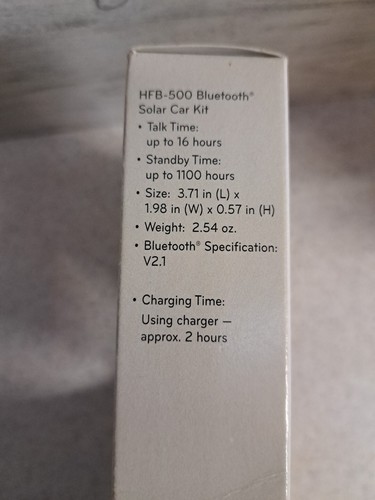 LG Bluetooth Solar Car Kit HFB-500- New. - Picture 7 of 7