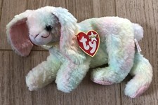 TY BEANIE BABY Cottonball the Bunny RABBIT Retired MWT Soft Toy Beanies 30/8/01