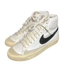 Nike Blazer Mid '77 CZ1055-100 White Black Women's Size 6.5 Sneakers Shoes