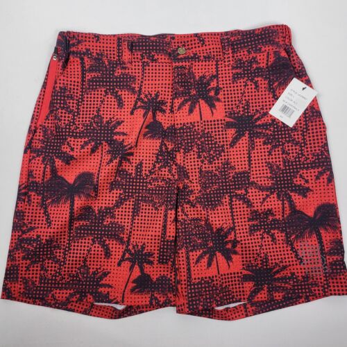Men's G111 By Carl Banks Red Tropical Board Shorts St. Louis Cardinals Large New