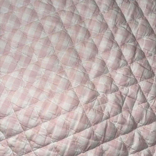 Pottery Barn Kids Girls Pink Gingham Plaid Travel Play Mat 36”d - Picture 2 of 4