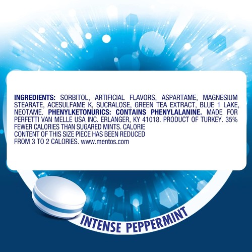 Mentos Clean Breath Sugarfree Mints – Intense Peppermint - Picture 8 of 15