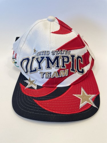 United States Olympic Team USA Vintage Starter Snapback Cap Hat NWT Vintage 1996 - Picture 1 of 12