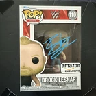 Brock Lesnar Autographed signed Funko Pop! WWE