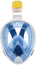Full Face Snorkel Mask 180 Degree Panoramic View Anti-Fog Dry Top X-Large - New