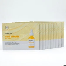 MEDI PEEL Hyal Vitamin RX Mask 25ml x 10pcs Moisturizing Brightening K-Beauty