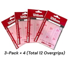 WILSON Pro Overgrip V2 Comfort Bear Edition 3-Pack  4 Tennis Made in Japan