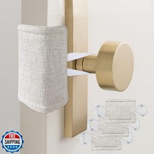 Door Silencer Quiet Door Closer Cushion, Padded Door Latch Cover