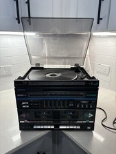 Vintage Soundesign 6857 Stereo System Turntable Radio Cassette Decks AS-IS