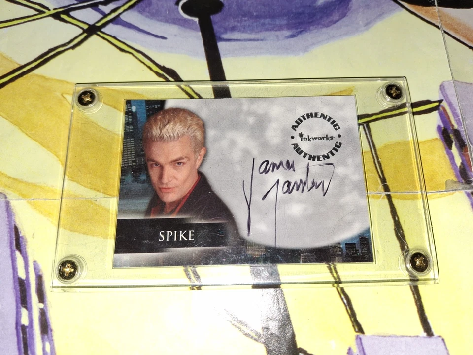 2000 Angel Inkworks Autographed James Marsters As Spike Card...Screw Down... A5 - Image 4 of 4