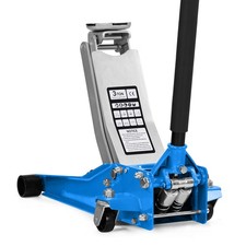 3 Ton Low Profile Car Floor Jack Heavy Duty Steel Dual Piston Hydraulic Azure