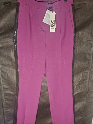 KARL LAGERFELD, MODELE TAILORED EVENING PANTS, TAILLE 36, NEUF. - Photo 1/4