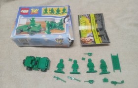 Lego Toy Story Army Men On Patrol 7595 Complete Set Retired w Box & Manual