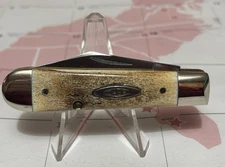 1980 CASE XX USA 5235 1/2 SSP Genuine Stag 75th Anniversary Jack Ten Dot 