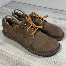 Born Handcrafted Brown Leather Shoes W9808 Size 10 / 42 Casual Comfort