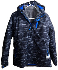 Eddie Bauer Youth 3 in 1 Jacket XL Water Resistant NWT Black Galaxy NWT