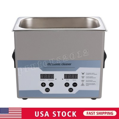 3.2L Ultrasonic Cleaner Cleaning Equipment Liter Industry Heated W/ Timer