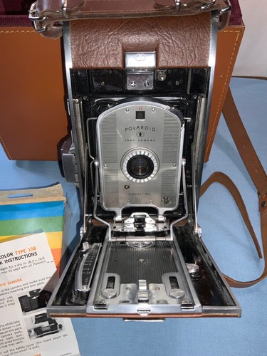Vintage große 9,5" Polaroid Land Camera 95 B - mit Filmtasche - Bild 1 von 18