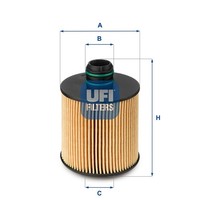 ÖLfilter UFI 25.083.00 Filtereinsatz FüR Jeep Fiat Suzuki Alfa Lancia Opel X12