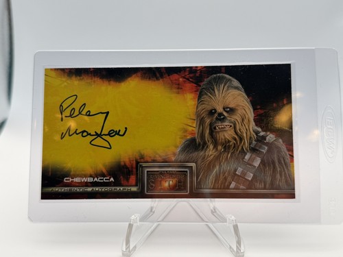 Peter Mayhew Star Wars 2005 Topps Revenge of the Sith Widevision Autograph card