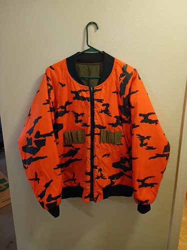 Columbia USA Men's Reversible Hunting Camo Bomber Jacket L - Picture 4 of 6